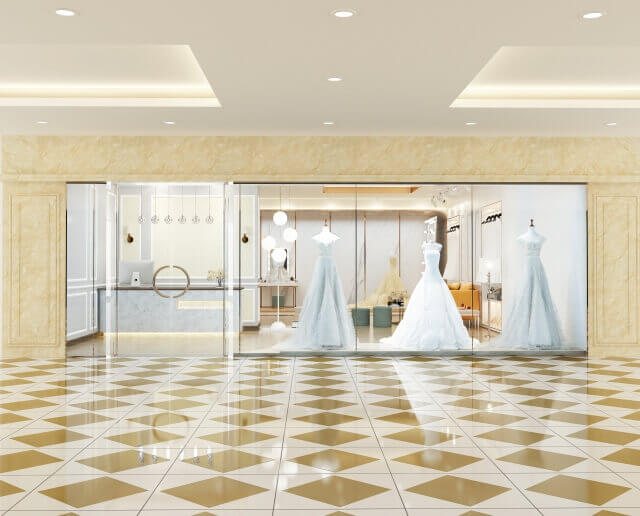 ウェディングドレスショップ
