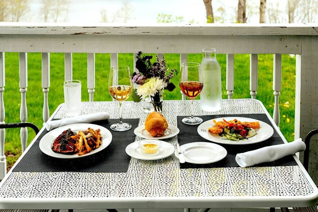 リゾートホテルの朝食