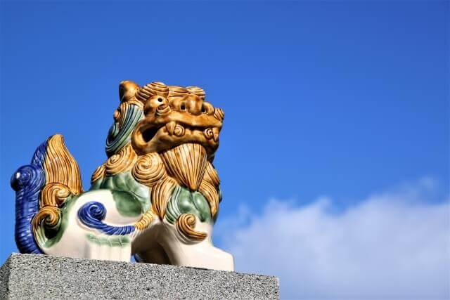 1匹のシーサー
