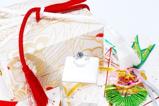 結納の品の数々