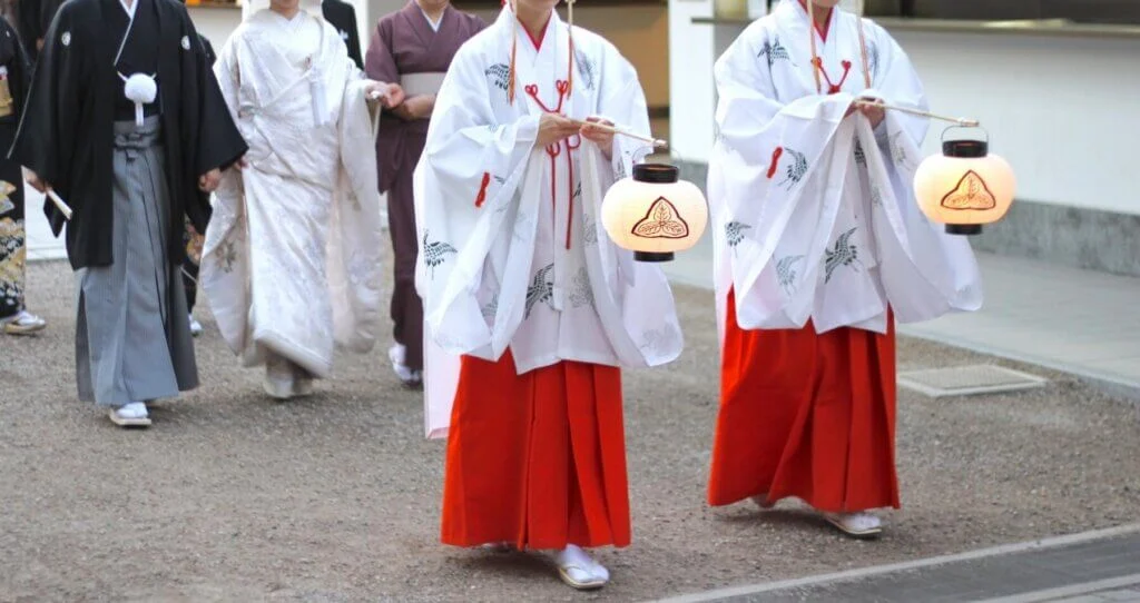 神社結婚式・参進の儀式